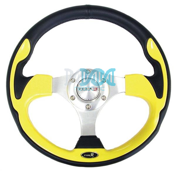 Pvc Steering Wheel Yellow