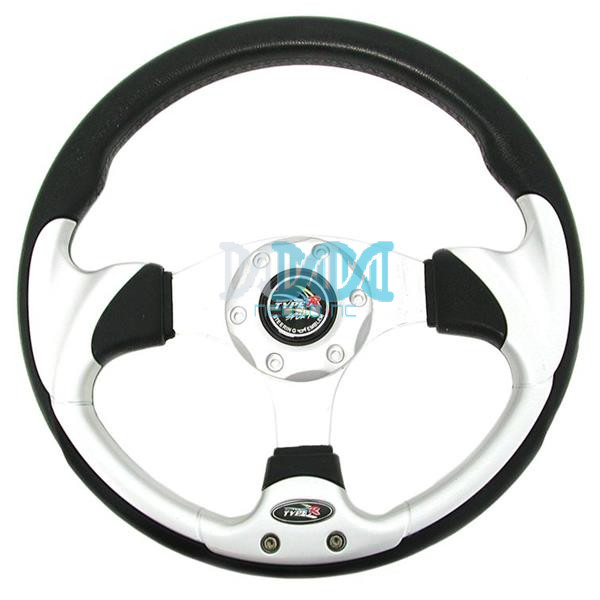 Steering Wheel Silver Polyeurathane