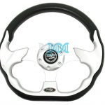 Steering Wheel Silver Polyeurathane