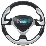 Steering Wheel Silver Polyeurathane