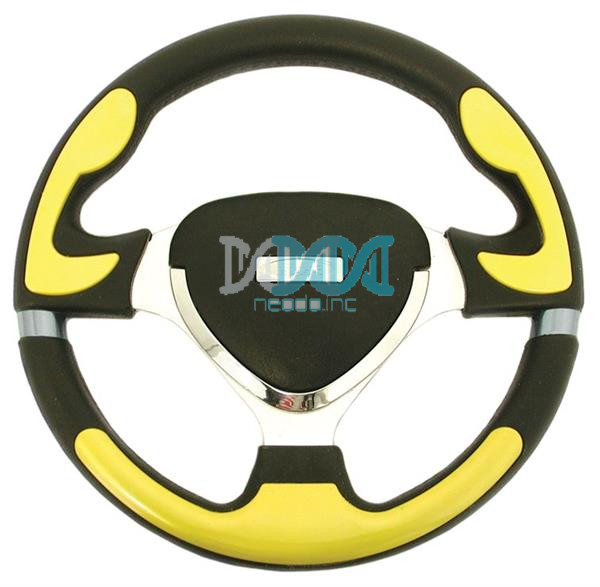 Steering Wheel Yellow Polyeurathane