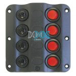 Switch Panel(4) Led With Circuit Breaker
