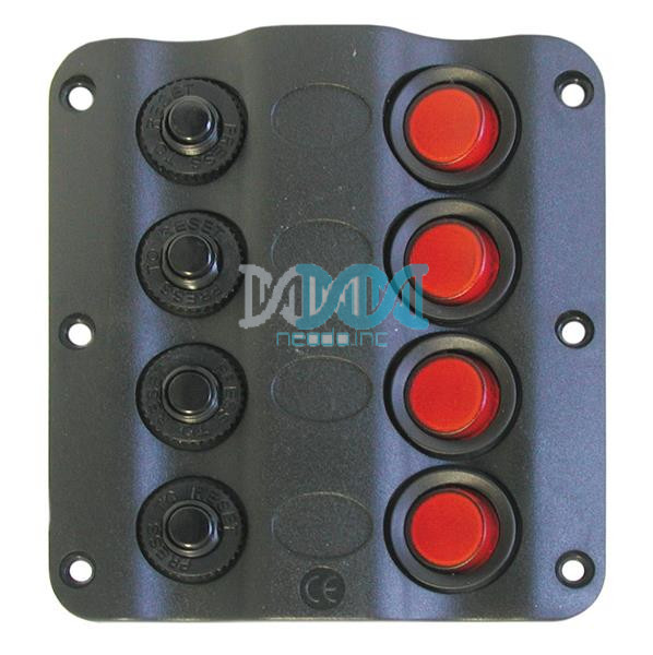Switch Panel(4) Led With Circuit Breaker