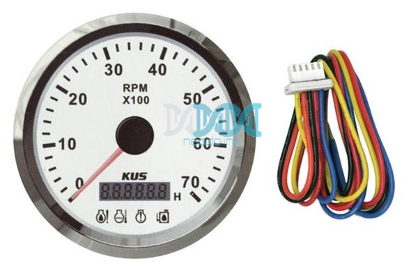 Tacho Meter With  4Led Warning Functi