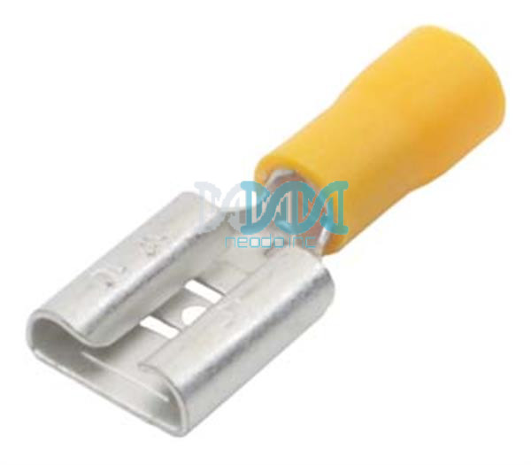 Yellow Female Terminal 9 3mm100 Pieces
