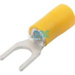 Fork Terminal Yellow 6 4mm
