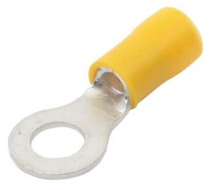 Ring Terminal Yellow 6.4mm(100 pieces)