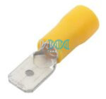 Yellow Terminal 6 3mm - 100 Pieces
