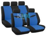 Seat Cover 9 Piece Blue Leaf