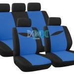 Seat Cover 9 Piece Blue Leaf