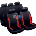 Seat Cover 9 Piece Red Spa