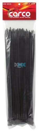 Cable Tie Black 7.6X400mm(100 pieces)