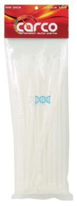 Cable Tie White 3.6X180mm Per100