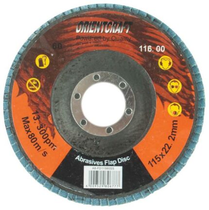 Flap Disc 115mm 60 Grit  Stainless Steel