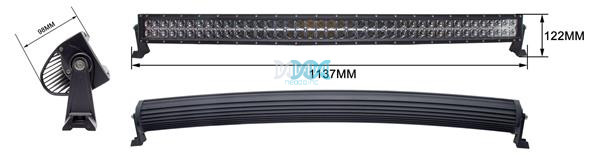 Spot Lamp Curved Bar 240W(80X3W)10-30V