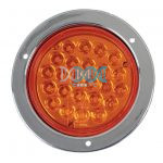 Trailer Lamp Led Round Amber 24V