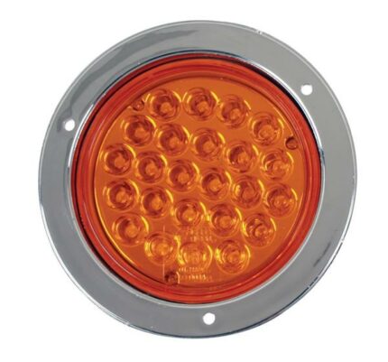 Trailer Lamp Led Rnd Amber 24V