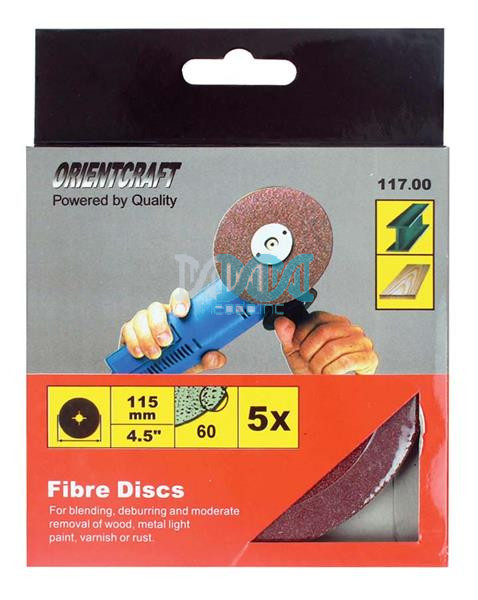 NEO-01809 Sanding Disc 115mm Grit 60 5Pc