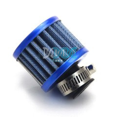 Air Filter Breather Blue 12mm Outlet