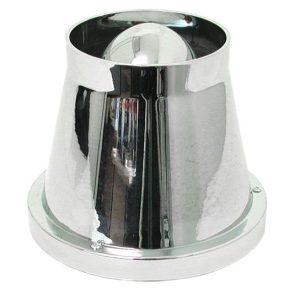 Bullet Shaped Chrome Cone Air Filter - 76mm Inlet