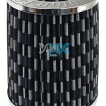 Air Filter Long Chrome/Carbon