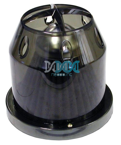 Air Filter With Transparent Black Cover