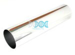 Induction Pipe 300mm Straight - Chrome 76mm