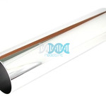 Induction Pipe 300mm Straight - Chrome 76mm