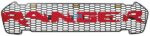 Grille With Red Letters With Led Ford Ranger 2015-