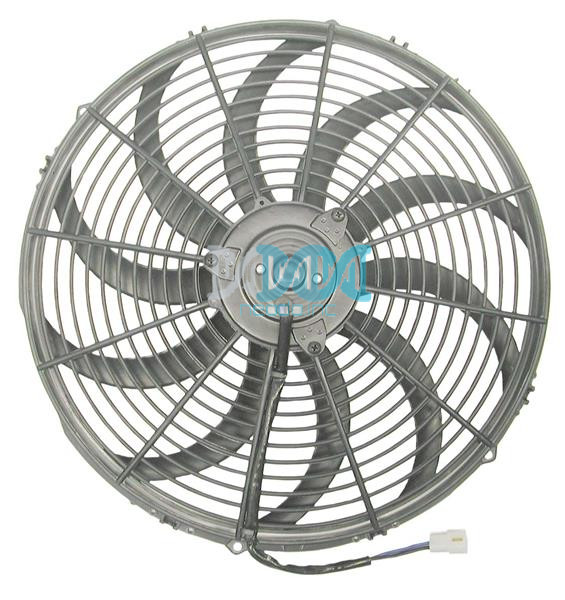 16 Inch (406mm) Universal 12V Radiator Fan 2Pins 2400Cfm With Mounting Kit 180W