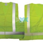 Safety Vest Yellow(Xl)Fluorescent Fabric