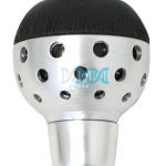 Gear Knob Black/Sil Round