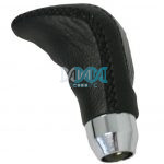 Gear Knob Black Leather/Cap Carbon