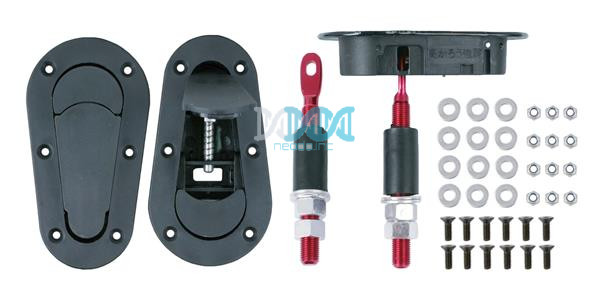 Hood Pin Set Black/Alum.Pins Set