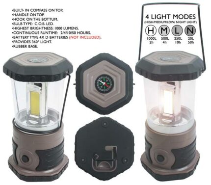 Camping Lantern 3 Cob Led Light