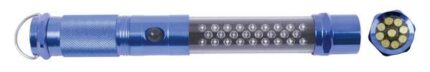 Torch Led 1W + Lantern Lamp 18+8Leds Red