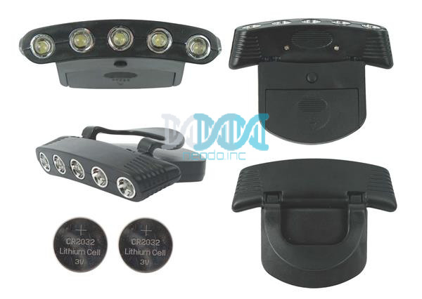 NEO-04330 Led(5)Cap Lamp 2 Position 5 On/5 Flash.
