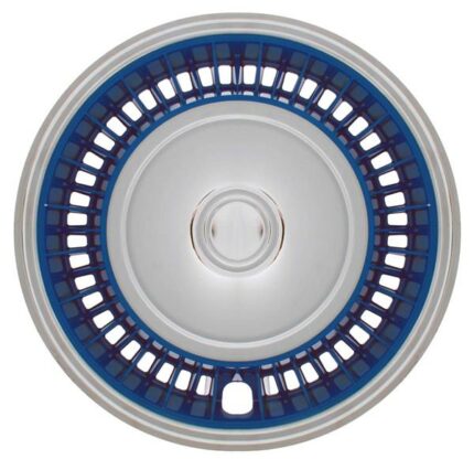 Wheel Cover 14 Chrome/Blue With Badges