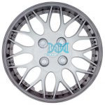 16 Inch Wheel Cover Gun Metal/Silver