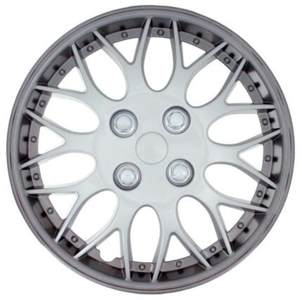 16 Inch Wheel Cover Gun Metal/Silver