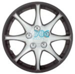 14 Inch Wheel Cover Matt Black/Silver