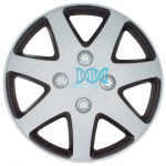 14 Inch Wheel Covers Sil/Matt Black