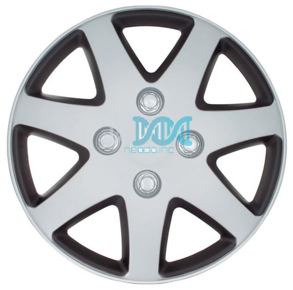 13 Inch Wheel Covers Sil/Matt Black