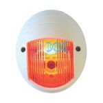 Port Light Red Vertical Mount White