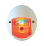 Port Light Red Vertical Mount White