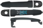 Door Outer Front Set Black Toyota Hi-Lux 05-12
