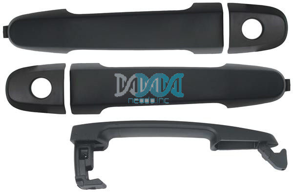 Door Outer Front Set Black Toyota Hi-Lux 05-12