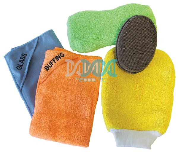 Microfibre Car Care Kit 4Pc