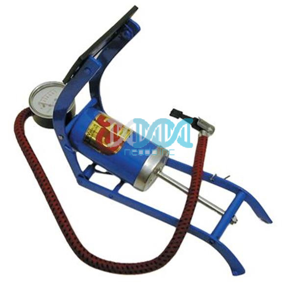 Single Barrel Foot Pump With Gaug