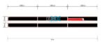Racing Strips Black/Red 20cmx4.5M